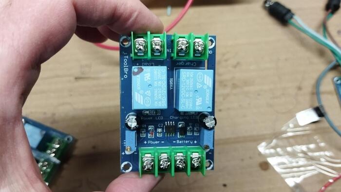 Модуль переключения на резервное питание 12В для автономки. INGF