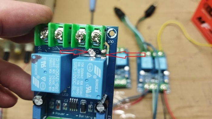 Модуль переключения на резервное питание 12В для автономки. INGF