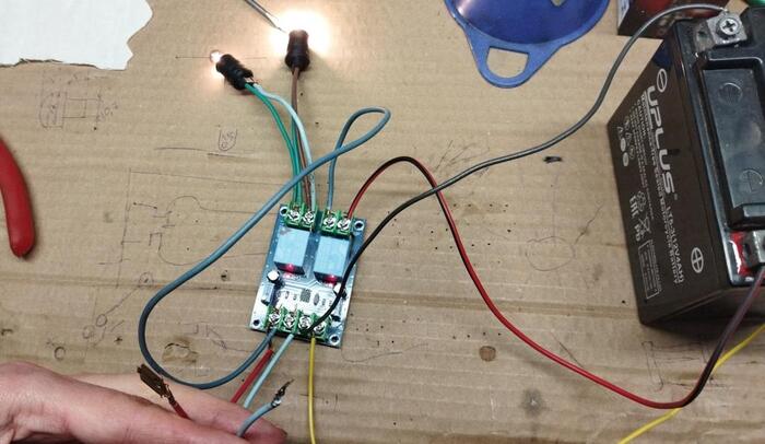 Модуль переключения на резервное питание 12В для автономки. INGF
