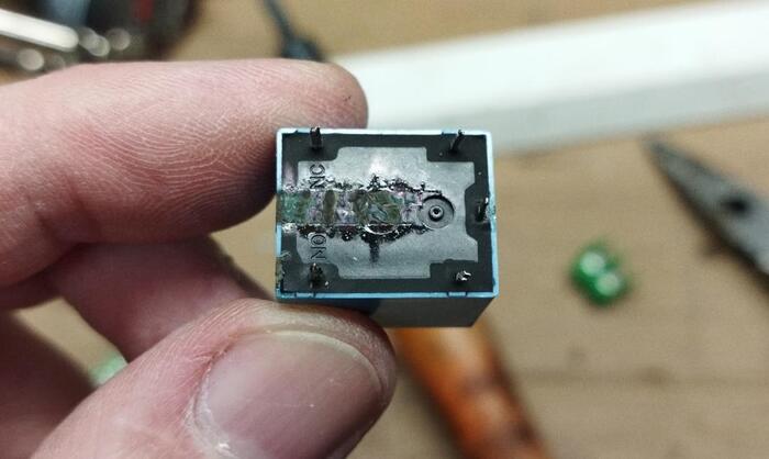 Подпалил дорожки на модуле. INGF