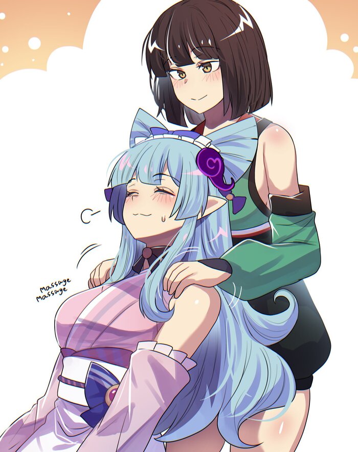    Genshin Impact, , Anime Art, Yumemizuki Mizuki (Genshin Impact), Princess Hinghoi