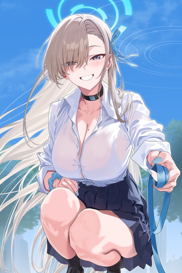 Ichinose Asuna #026 , Anime Art, Blue Archive, Ichinose Asuna, , ,  , , , , 