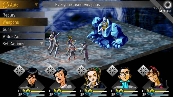 Persona 1 (PSP) с текстур-паком для эмулятора PPSSPP