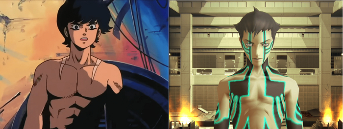 Протагонисты аниме Devilman (1987) и SMT III (2003)