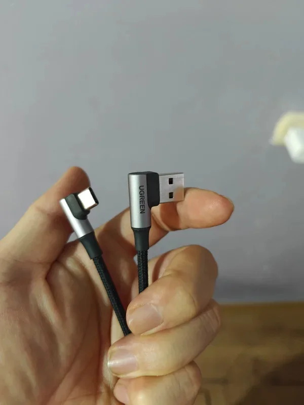 Почему не делают такие кабели? Кабель, Зарядное устройство, Usb type-c, USB, Электроника, Ugreen, Угловой, Удобство, Смартфон, Китайские смартфоны, Планшет, Как зарядить, Длиннопост