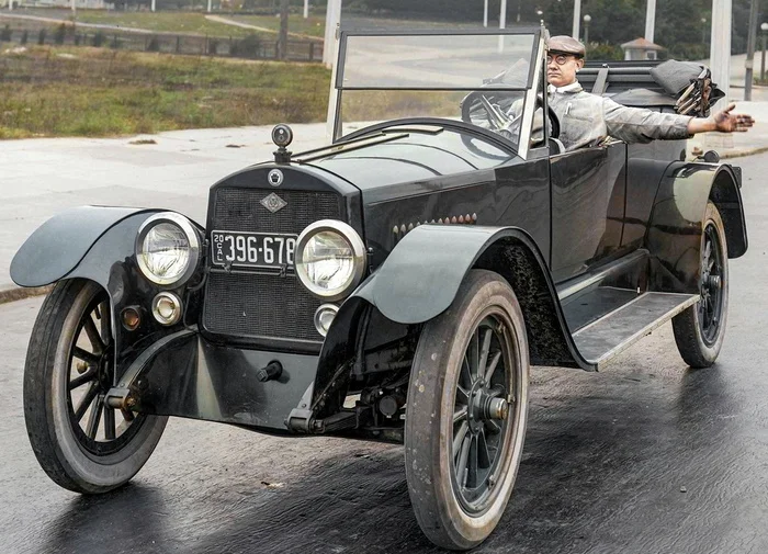 Интересные и местами забавные снимки на автомобильную тематику. 20 раскрашенных фотографий из ХХ века, часть IV Ретроавтомобиль, История автомобилей, Старое фото, Авто, Автомобилисты, 20 век, Колоризация, Длиннопост