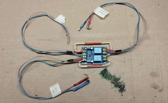 Подписал провода автономного дизельного отопителя для монтажа INGF