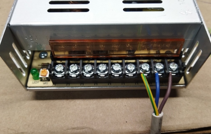 Подключение Блока Питания автономки 400Вт (33А)12В для установки на Heater Kit INGF-01