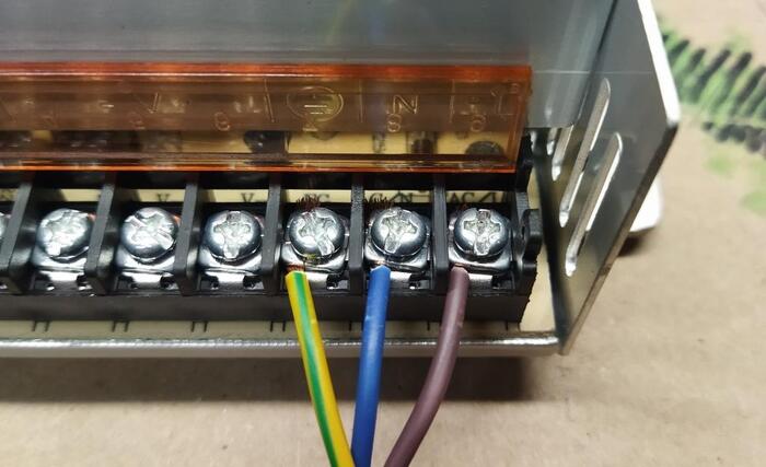 Подключение Блока Питания автономного отопителя 400Вт (33А)12В для установки на Heater Kit INGF-01