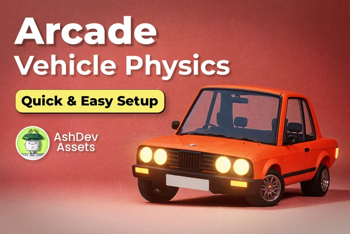 Раздача ассета с физикой для аркадных гоночных машинок Arcade Vehicle Physics на Unity asset store - Разработка, Инди игра, Раздача, Gamedev, Инди, Unity, Unity3d, Машина, Аркадные игры, Гонки, Asset, Asset store, Видео, YouTube, Короткие видео, Длиннопост