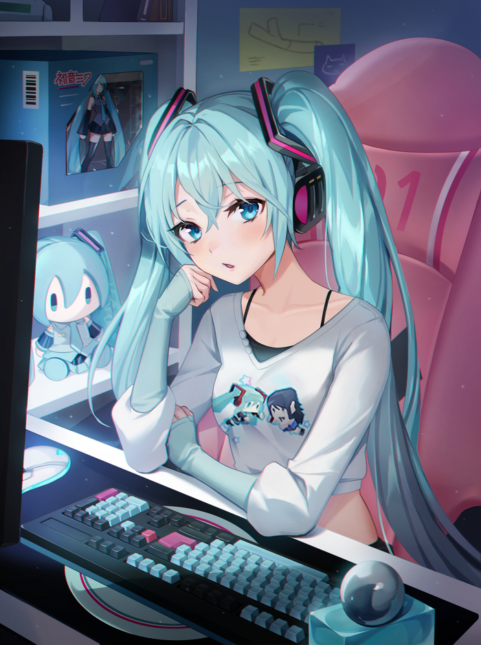 Hatsune Miku #227 , Anime Art, Hatsune Miku, ,  , ,  , , 