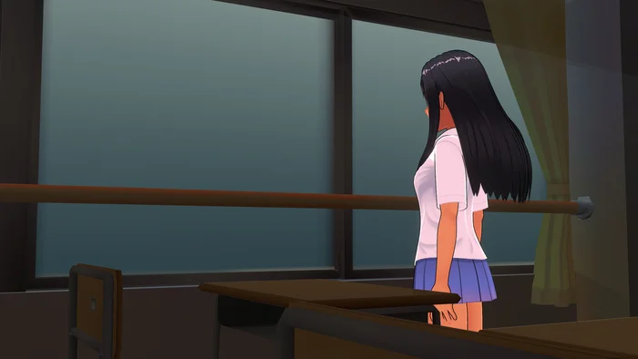 Nagatoro is live - Моё, Арт, Творчество, Картинки, Персонажи, Ijiranaide Nagatoro-san, 2D, Обои на рабочий стол