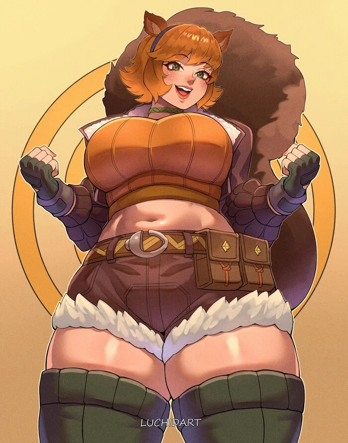 Squirrel girl - Anime art, Anime, Games, Marvel Rivals, Marvel, Squirrel Girl
