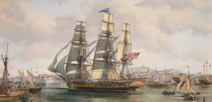   USS Constitution   ,  -  1812-15 .