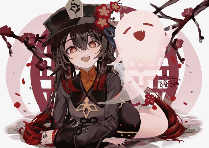 Hu Tao Genshin Impact, , Anime Art, Hu Tao (Genshin Impact), 