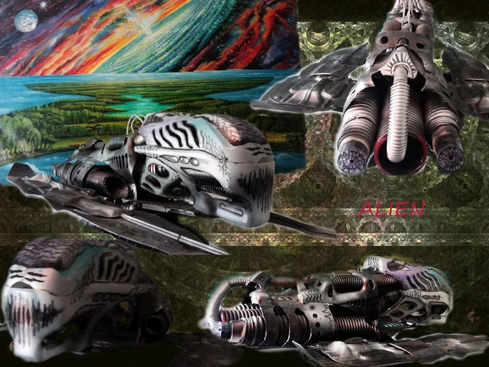 Alien - Моё, Космическая фантастика, Картинки