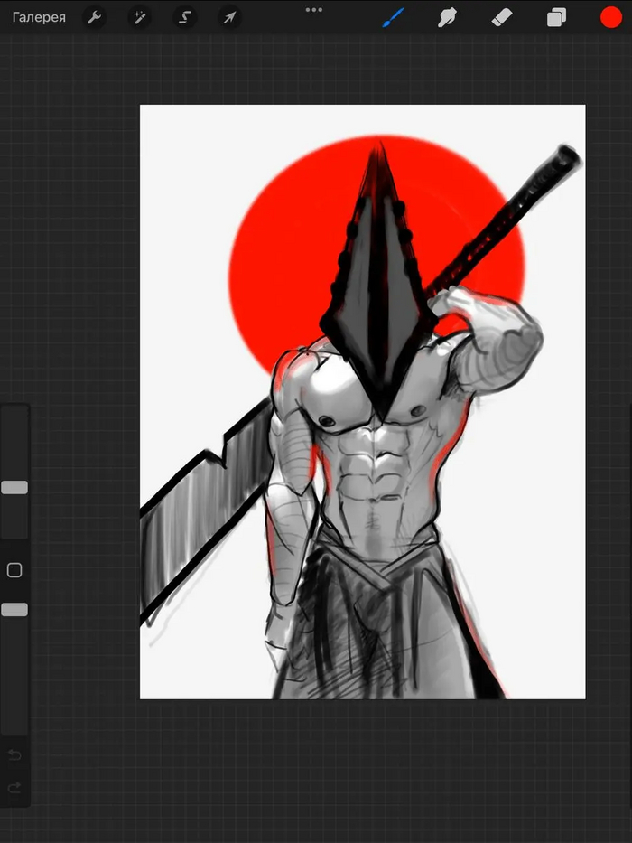 ...   ,  -   2D, , Digital, , , , Silent Hill, Procreate,  , , , 