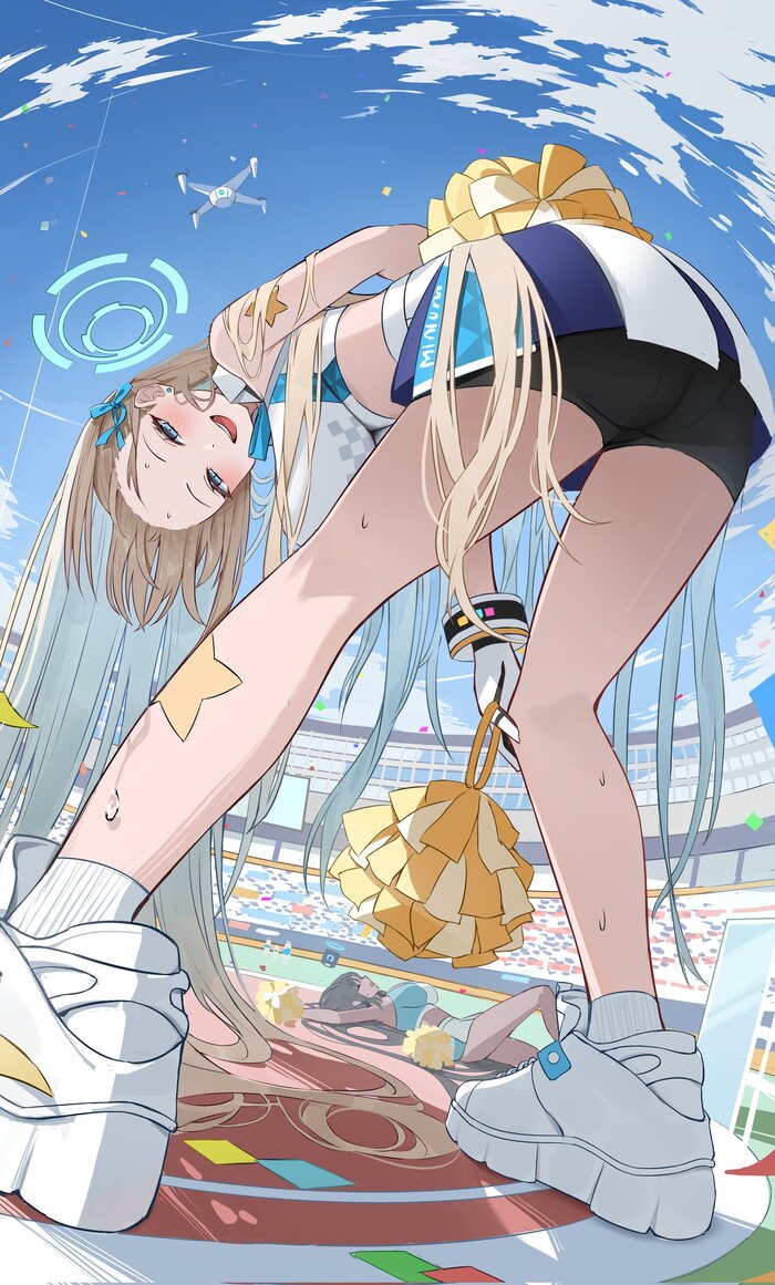 ! ! ---!! , Anime Art, , , Blue Archive, Ichinose Asuna, Kakudate Karin, , , 