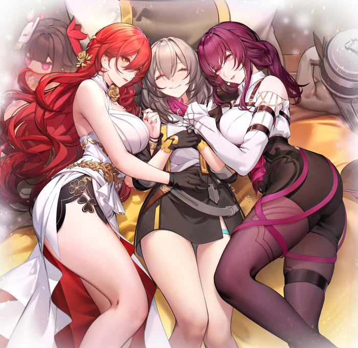     ) , Anime Art, Himeko (Honkai: Star Rail), Kafka (Honkai: Star Rail), Stelle (Honkai: Star Rail), Honkai: Star Rail