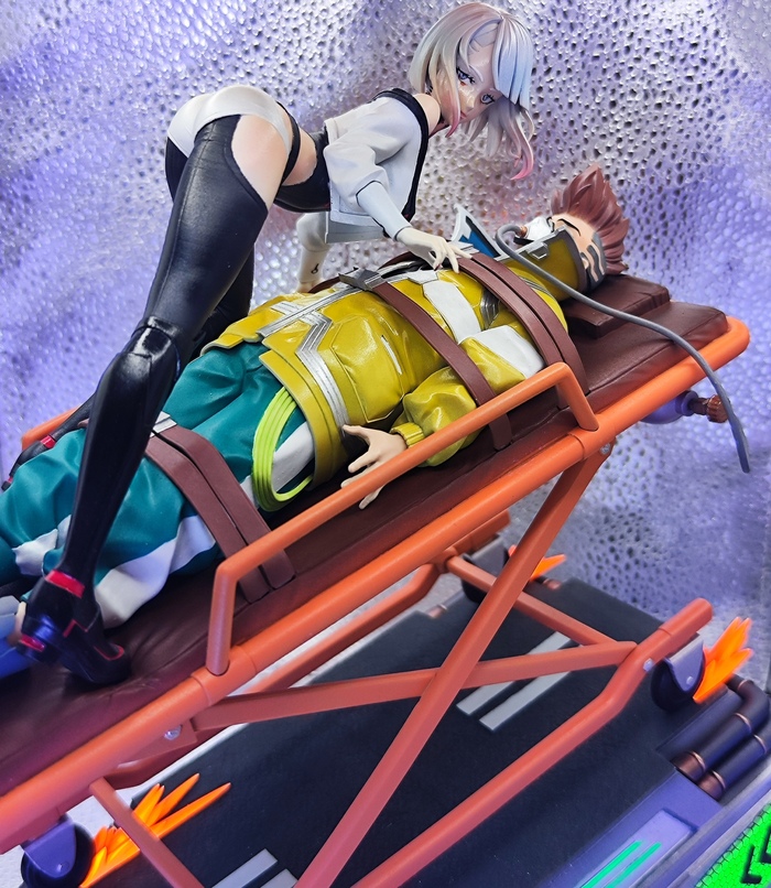 Lucy and David ,   , , Cyberpunk: Edgerunners, Lucy (Edgerunners), David Martinez, 3D ,  , 