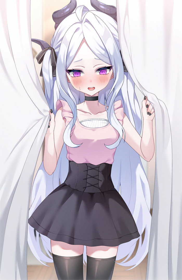  ?... , Anime Art, Blue Archive, Sorasaki Hina,   , Loli, , 