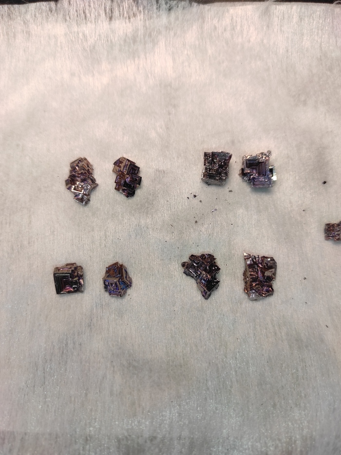 Варианты кристаллов-заготовок для выбора заказчику