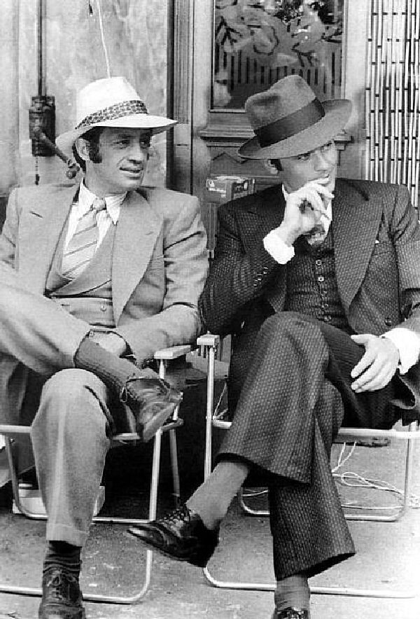 Ален Делон и Жан-Поль Бельмондо