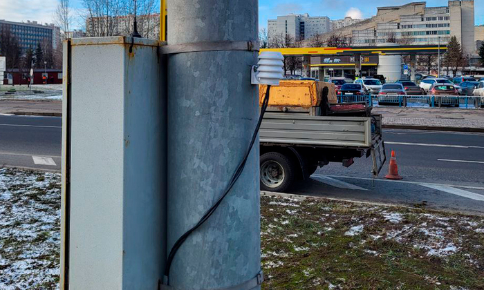 На участке проспекта Вернадского в районе м. Юго-Западная создана тестовая система мониторинга температуры