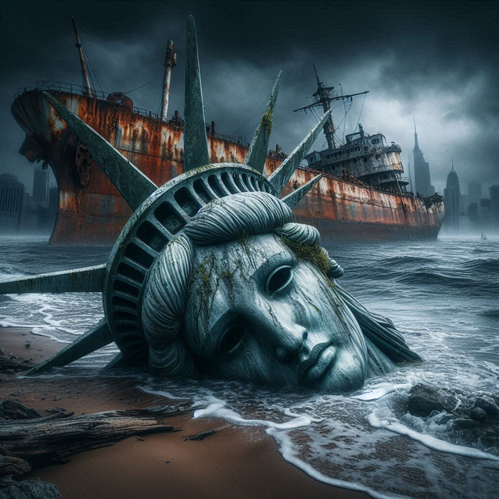 Мир постапокалипсиса, конец империи