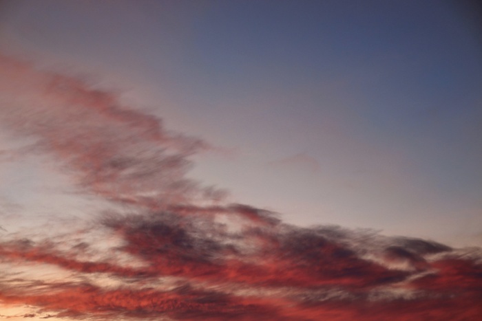 Февральский закат Вид из окна, Закат, Сопки, Мурманская область, Февраль, Зима, Небо, Облака, Canon, Длиннопост