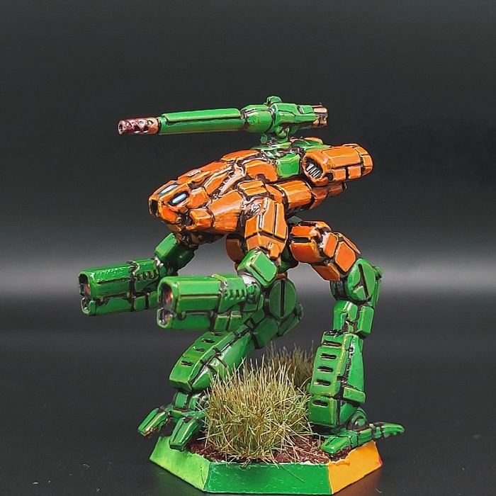 Зато выгорание металла на основной пушке получилось неплох. Не идеально, ввиду размеров детали, но весьма достойно.