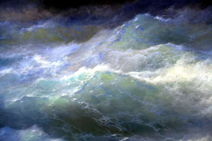 Специалистами эта картина считается лучшей в мировой маринистике по технике и качеству выписывания морской волны