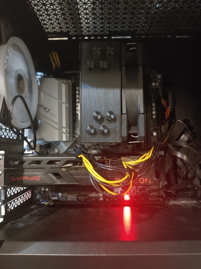 Asrock B550m pro4 горит cpu и dramm