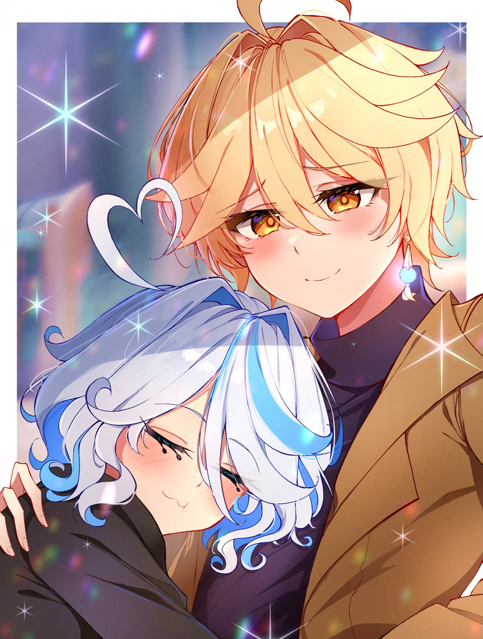  Furina (Genshin Impact), , Anime Art, Pixiv, Genshin Impact, Aether (Genshin Impact)