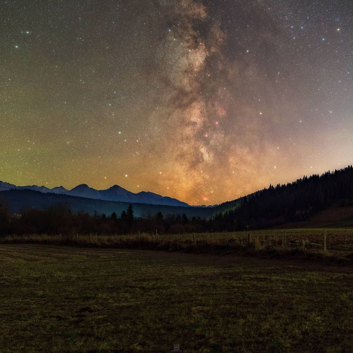 Над Белянскими Татрами. Словакия.