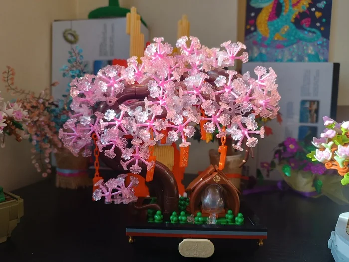 Пополнение в моём саду сакур :) Конструктор, LEGO, Китайские товары, Коллекционирование, Коллекция, Сакура, Бонсай, Длиннопост