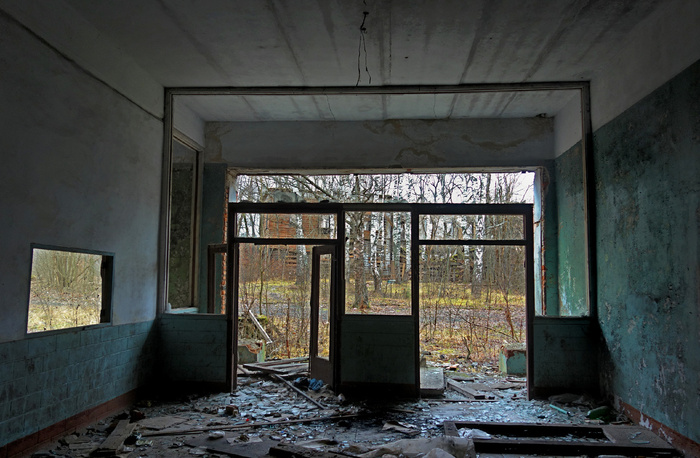 Заброшенный текстильный комбинат