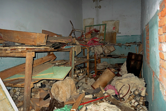 Заброшенный текстильный комбинат