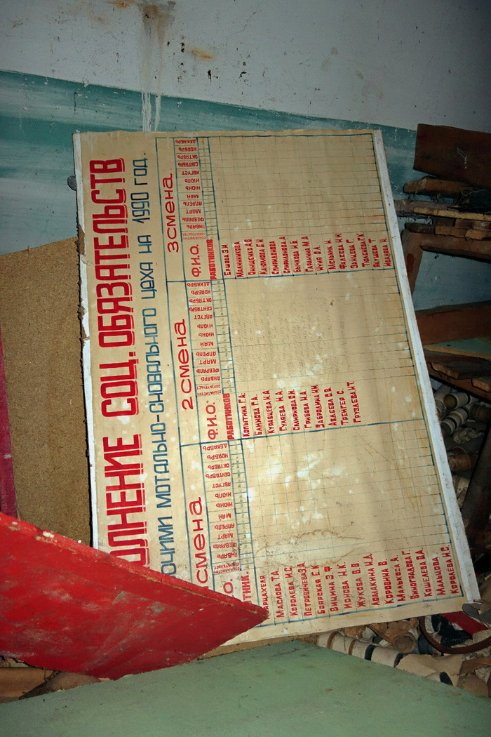 Заброшенный текстильный комбинат