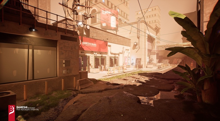   Post-Apocalyptic Urban City, Ninja Input, Valley of Guldur  Fab.com  25  ,  , Gamedev, , , Unreal Engine, Unity, 