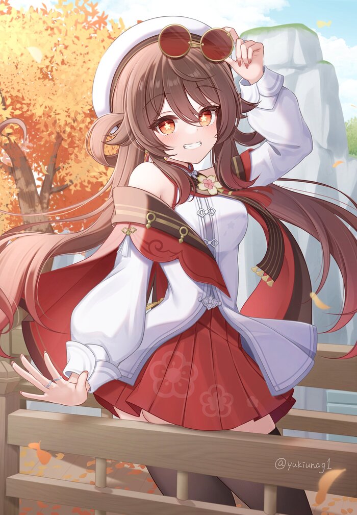   , Anime Art, , , Genshin Impact, Hu Tao (Genshin Impact),  