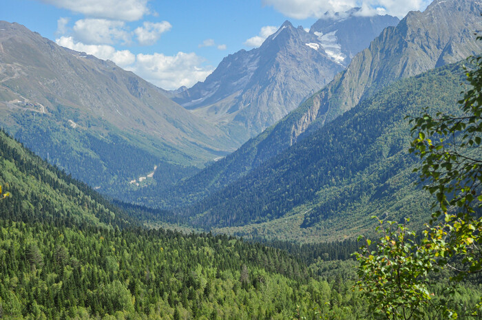 Домбай. Подъём на Турье озеро