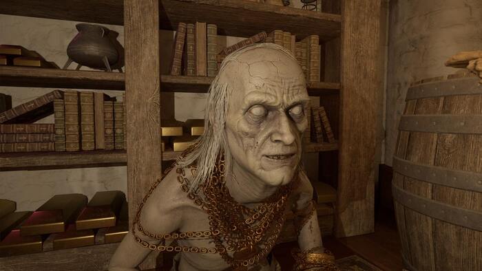 Персонажи Храма Зеленой Луны: слепой старик