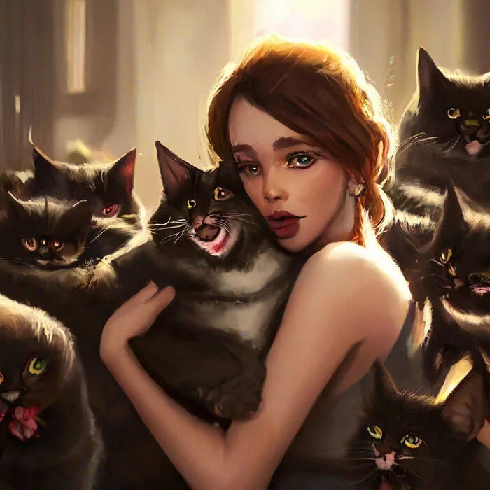 Cats in Our Life: 25 Funny Stories, Jokes and Amusing Observations with Cats - My, cat, Tricolor cat, Fluffy, Cat lovers, Humor, Kittens, Milota, Longpost