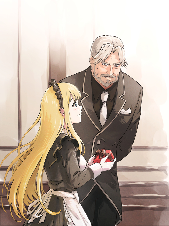 Sebas & Tuare , Anime Art, Overlord, Sebas Tian, 14  -   , Tuareninya Veyron