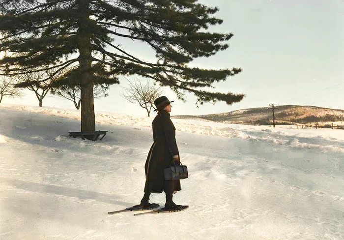 Подборка интересных и необычных фотографий из США. 20 раскрашенных фотографий ХХ века. Часть XVI Старое фото, Историческое фото, Фотография, 20 век, США, Колоризация, Длиннопост