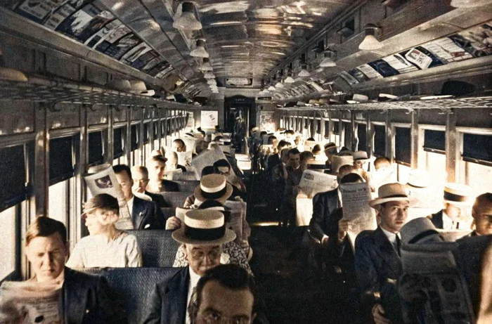 Подборка интересных и необычных фотографий из США. 20 раскрашенных фотографий ХХ века. Часть XVI Старое фото, Историческое фото, Фотография, 20 век, США, Колоризация, Длиннопост