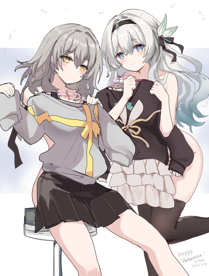  ) Anime Art, , , , Honkai: Star Rail, Stelle (Honkai: Star Rail), Firefly (Honkai: Star Rail)