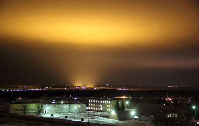 Аномальные свечения в небе Восточной и Центральной части Европы