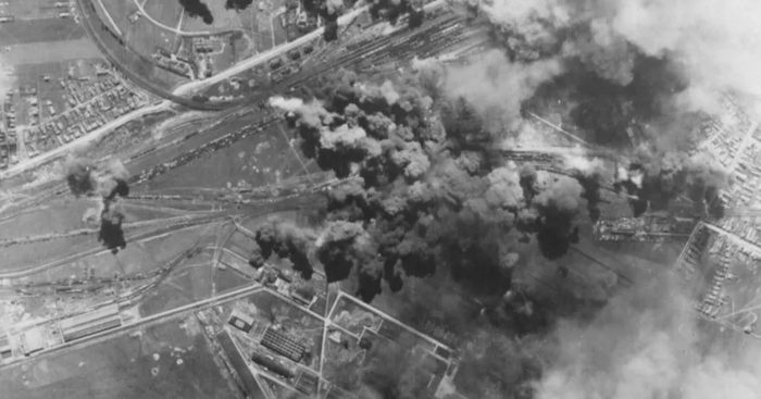 Авианалет гитлеровской авиации